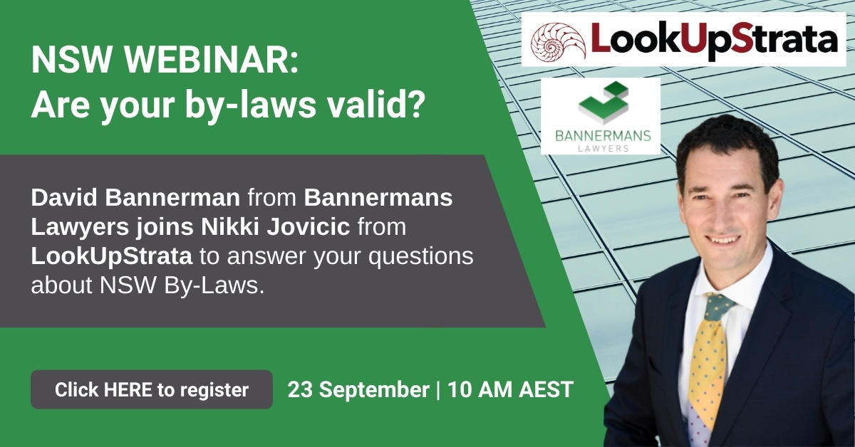 NSW: Are Your By-laws Valid? + ByLaw Q&A WEBINAR