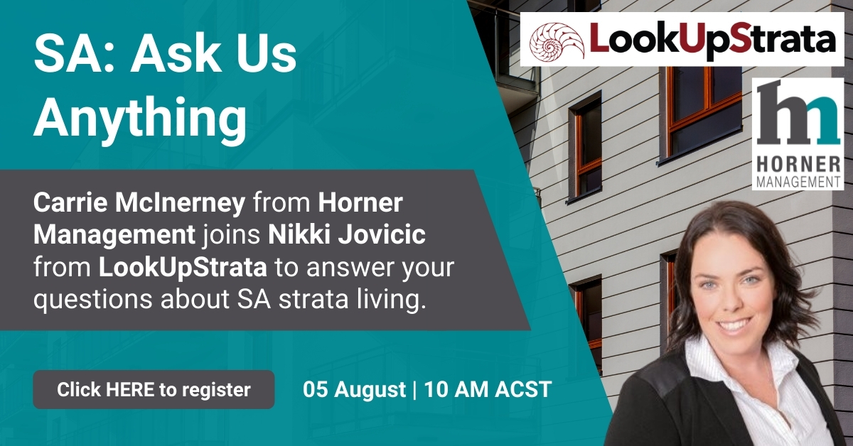 Ask Us Anything (SA Strata) Q&A with Carrie McInerney, Horner Management