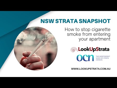 NSW: How to Stop Cigarette Smoke From Entering Your Apartment | LookUpStrata