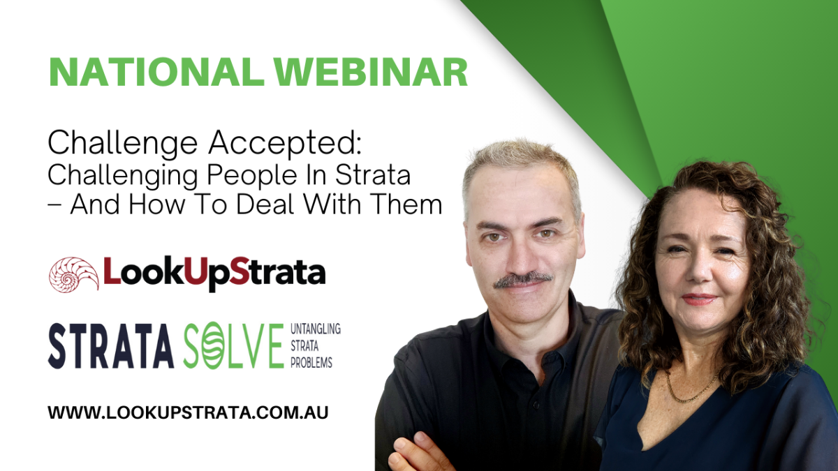 NAT: Challenging People In Strata – And How To Deal With Them with Chris Irons, Strata Solve – Feb 2023