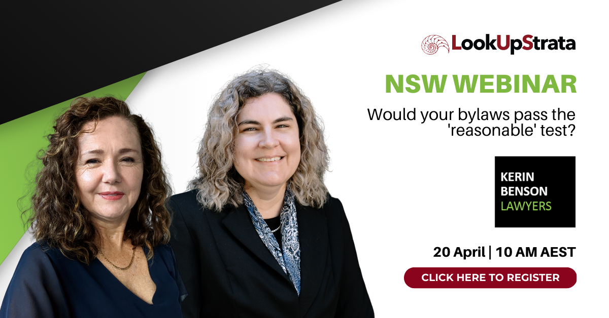 NSW: Would your bylaws pass the 'reasonable' test?