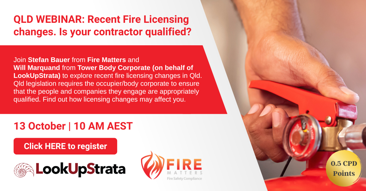 QLD: Recent Fire Licensing changes. Is your contractor qualified?