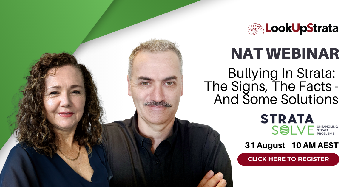 NAT: Bullying In Strata: The Signs, The Facts - And Some Solutions