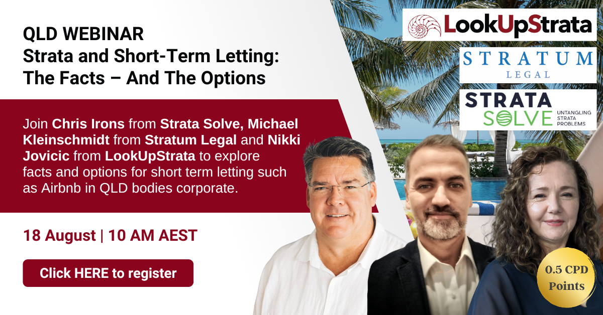 QLD: Strata and Short-Term Letting: The Facts – And The Options