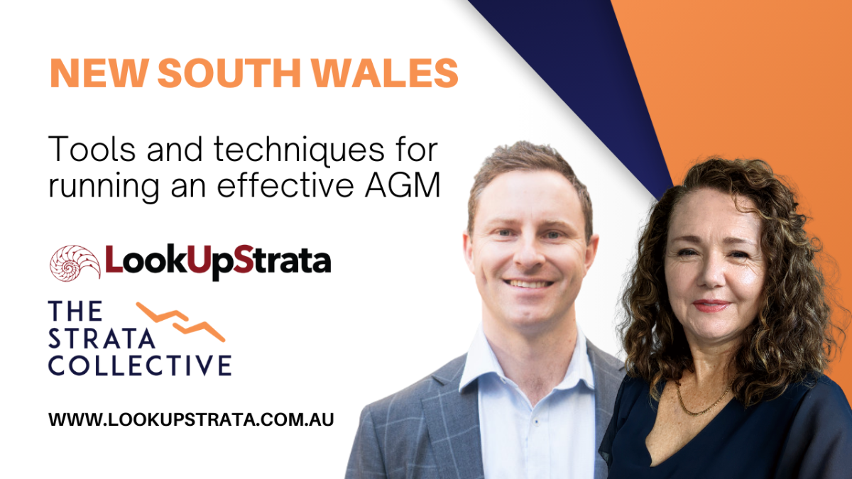 NSW: Tools and techniques for running an effective AGM | Rod Smith, The Strata Collective July 2023